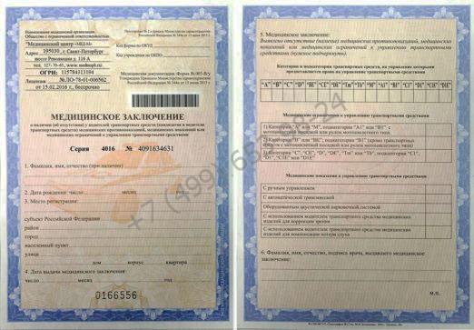 Купить водительскую справку без прохождения комиссии в Москве с доставкой